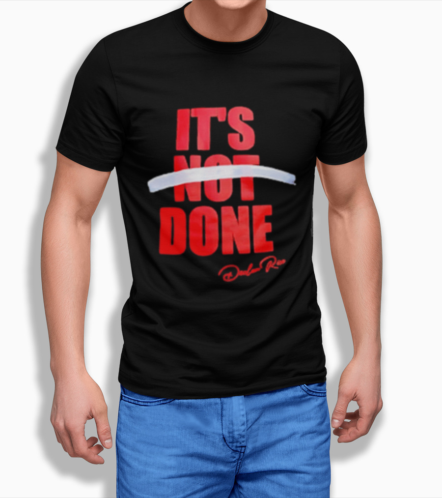 Declan Rice Arsenal FC Premier League Its Not Done T-Shirt