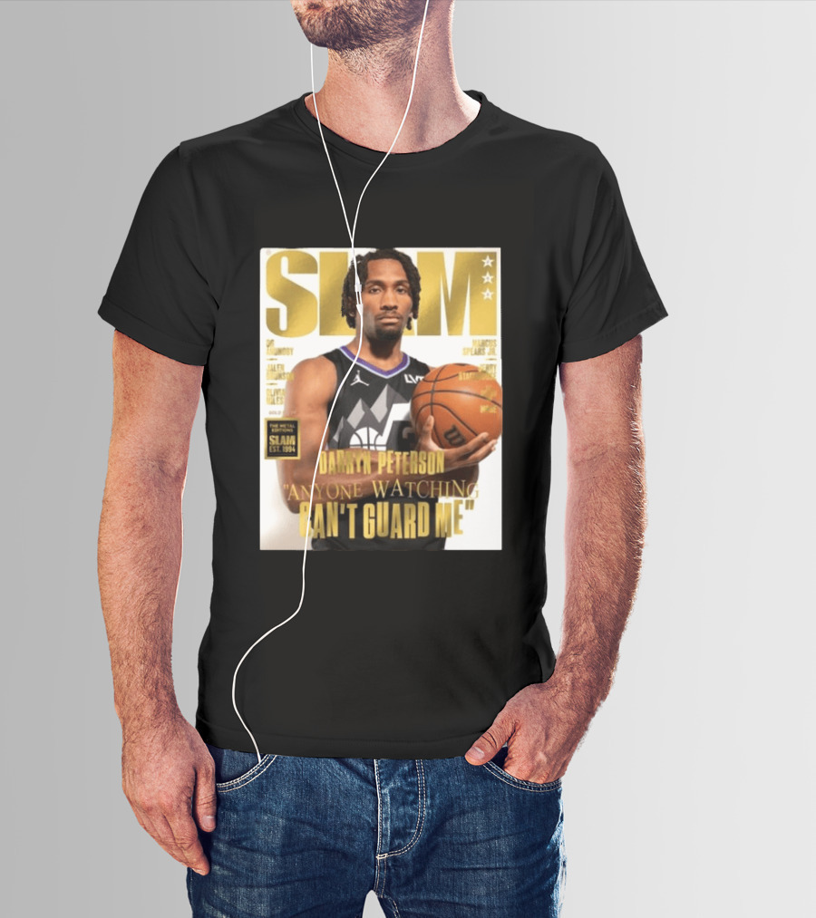 SLAM Gold Darryn Peterson Anyone Ing Can't Guard Me T-Shirt