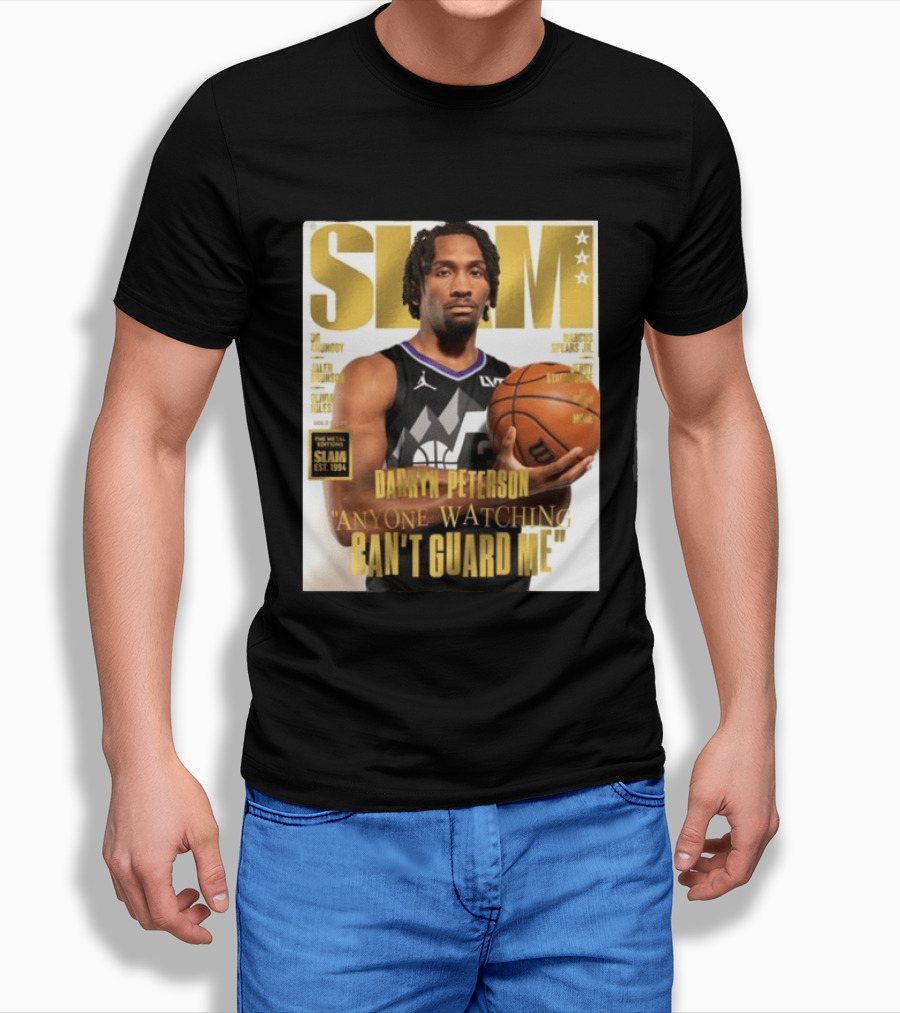 SLAM Gold Darryn Peterson Anyone Ing Can't Guard Me T-Shirt