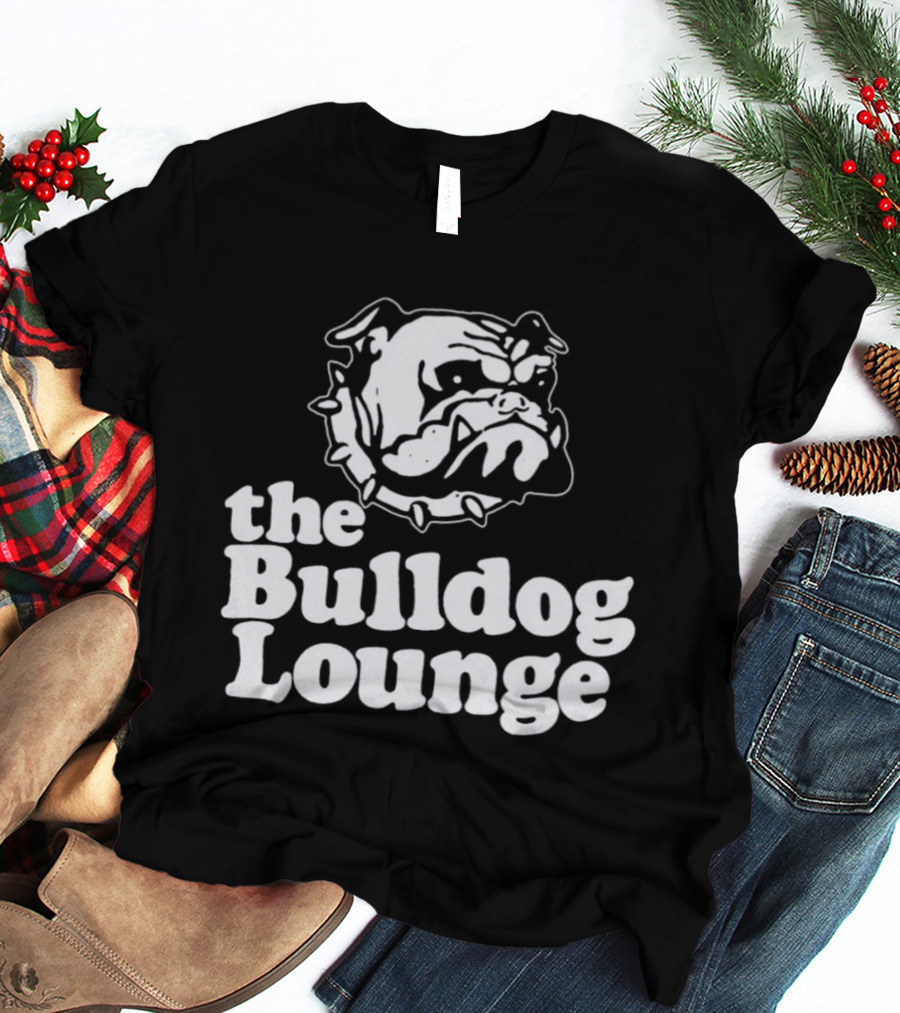 The Bulldog Lounge Dog Lover Bar Pub T-Shirt