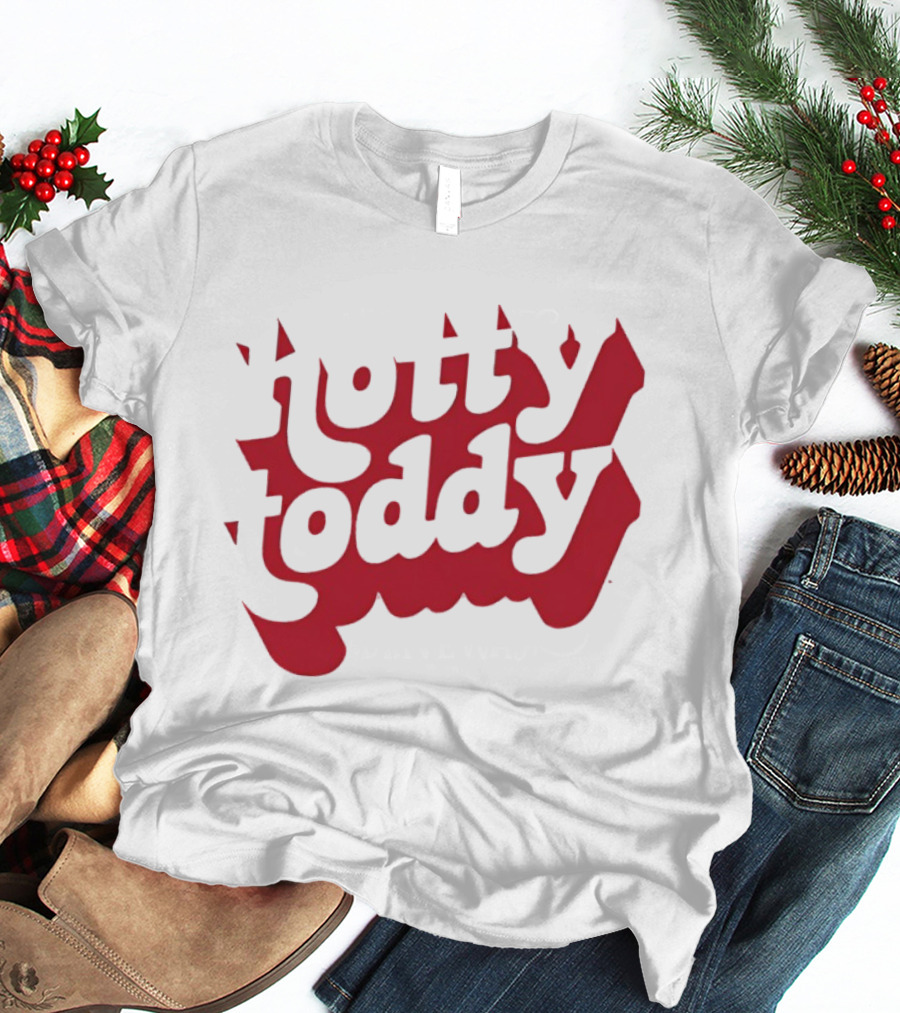Hotty Toddy Text Art With Distinctive Red Lettering T-Shirt