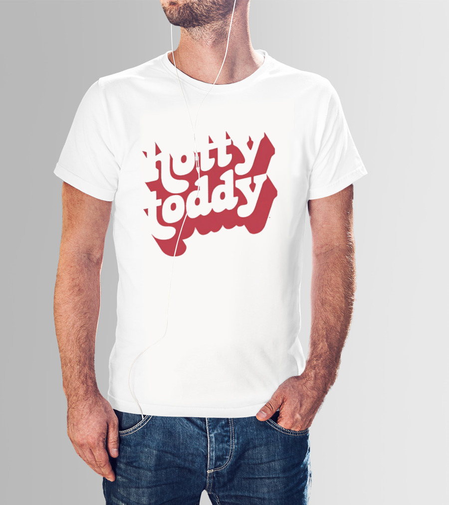 Hotty Toddy Text Art With Distinctive Red Lettering T-Shirt