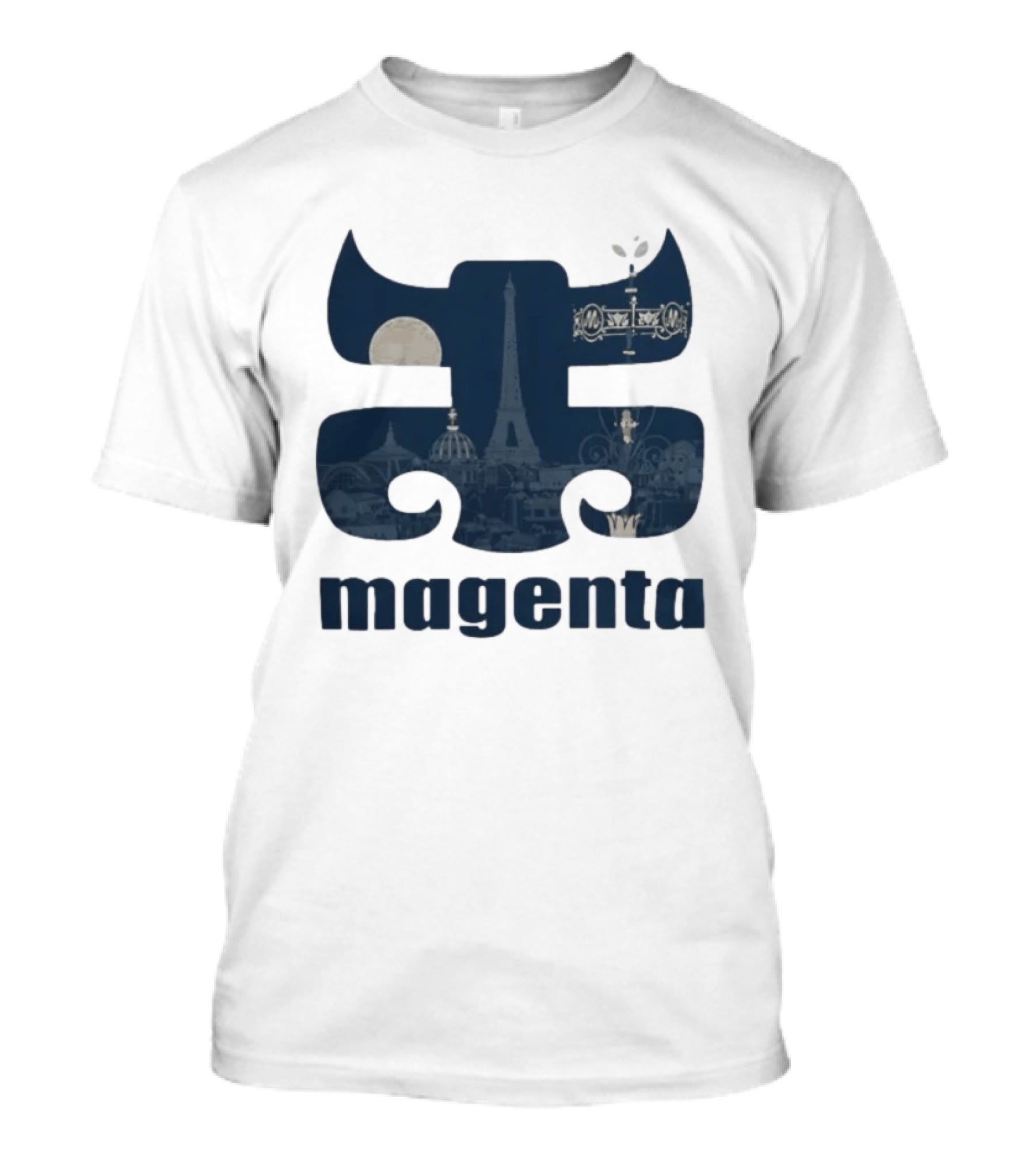 No Comply Magenta Skateboards Ipath Magentpath Paris Eiffel Tower Landmark Collaboration T-Shirt
