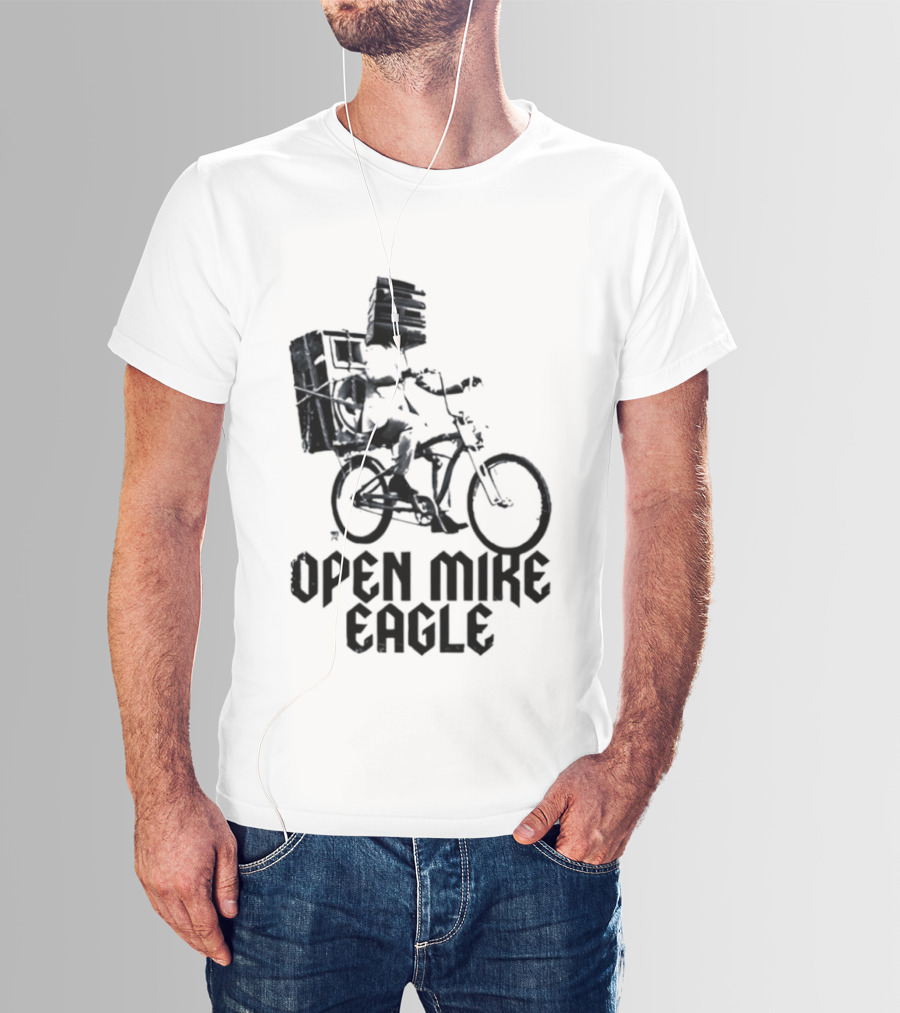 Open Mike Eagle Bicycle Art Hip Hop Alternative Rap T-Shirt