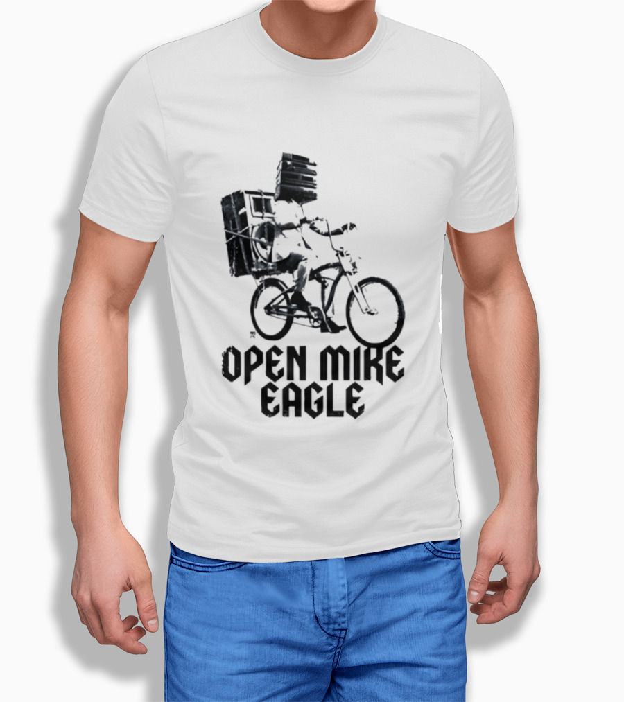 Open Mike Eagle Bicycle Art Hip Hop Alternative Rap T-Shirt