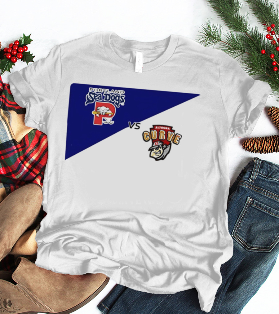 Portland Sea Dogs Altoona Curve Baseball Matchup 2026 T-Shirt