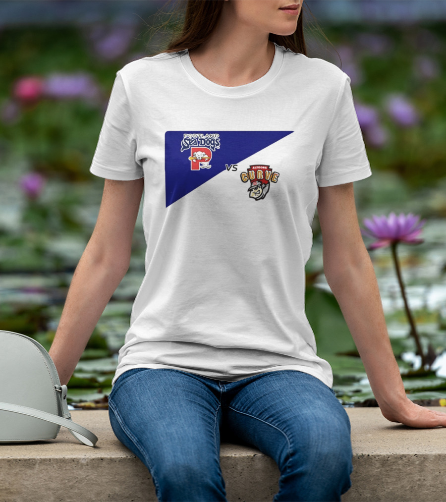 Portland Sea Dogs Altoona Curve Baseball Matchup 2026 T-Shirt