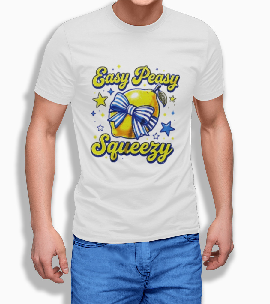 Easy Peasy Lemon Squeezy Bow Star T-Shirt