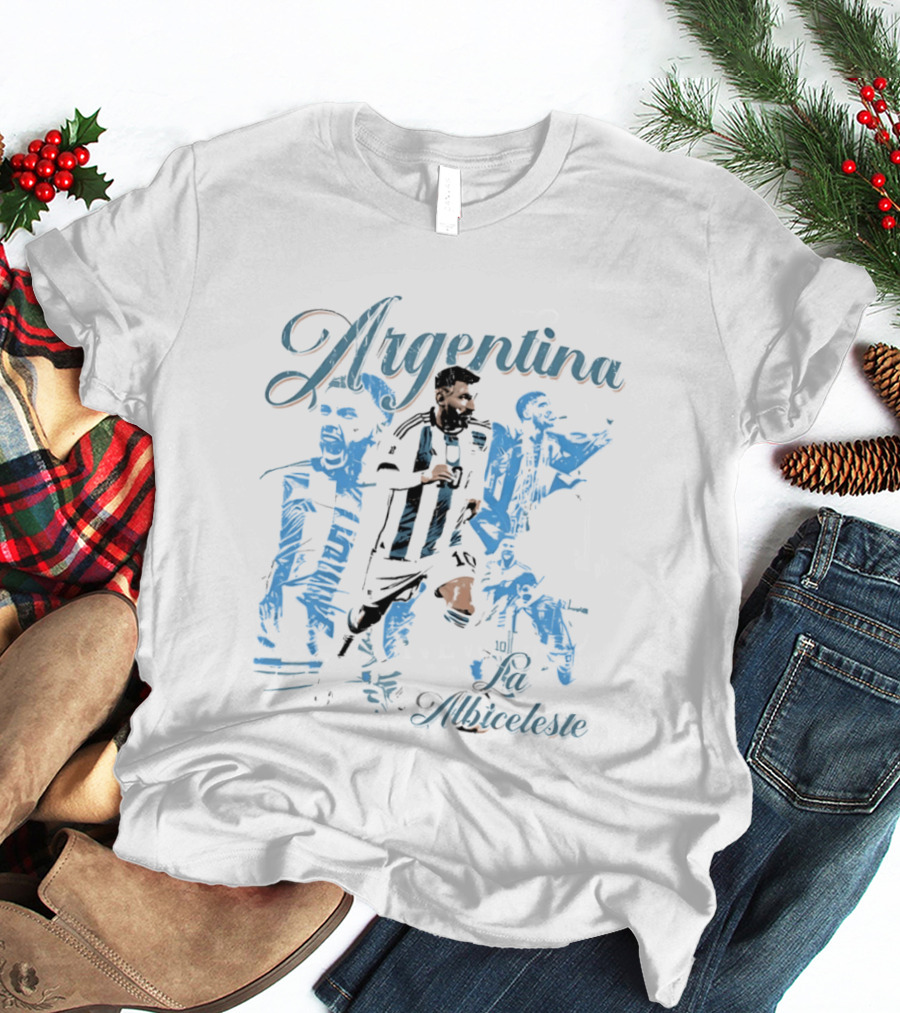 Argentina Lionel Messi Bootleg 10 T-Shirt