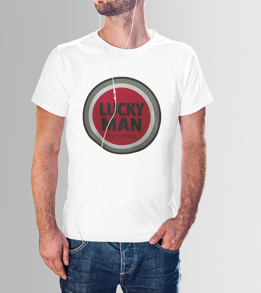 The Verve Lucky Man Red Circle T-Shirt