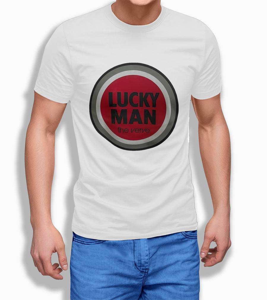 The Verve Lucky Man Red Circle T-Shirt