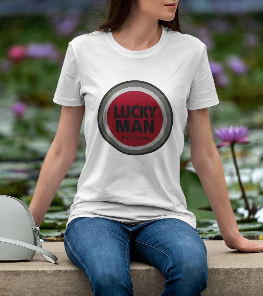 The Verve Lucky Man Red Circle T-Shirt