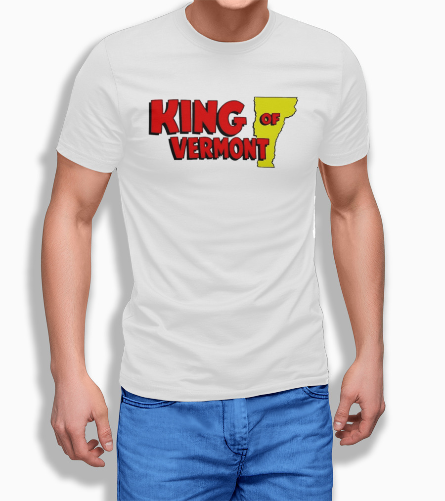 KING OF VERMONT Map T-Shirt