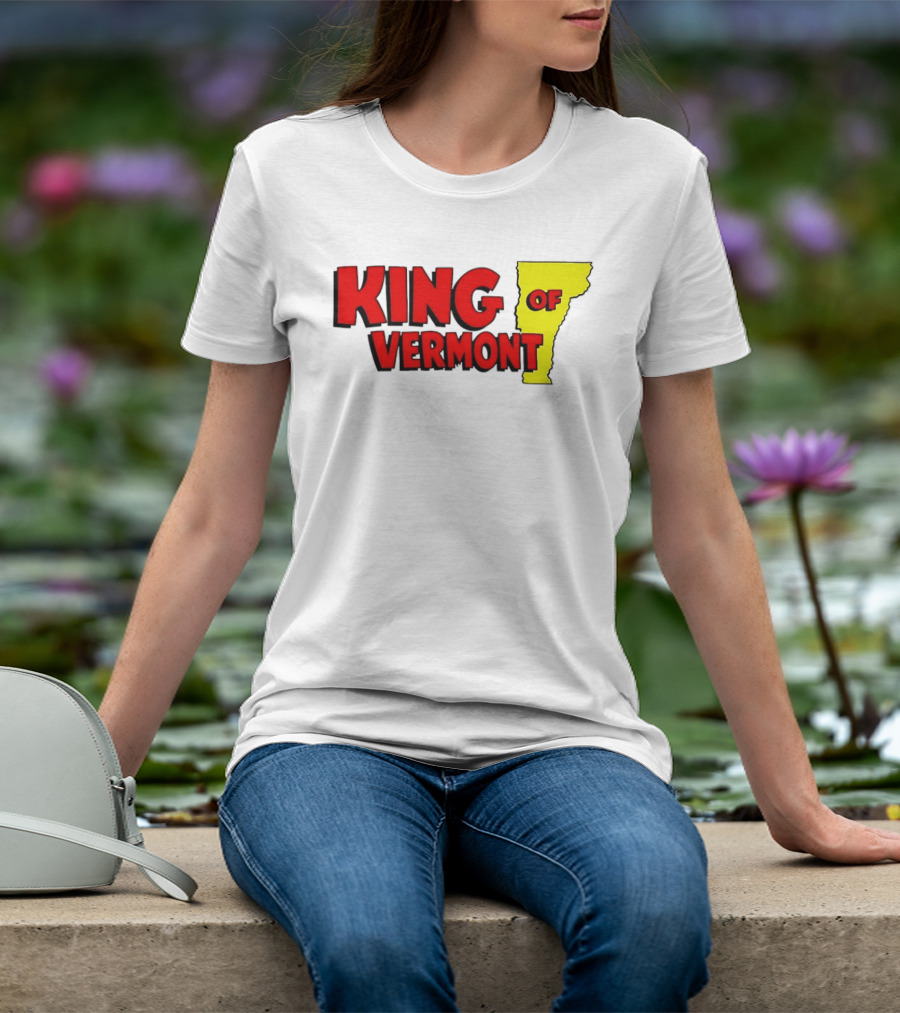 KING OF VERMONT Map T-Shirt