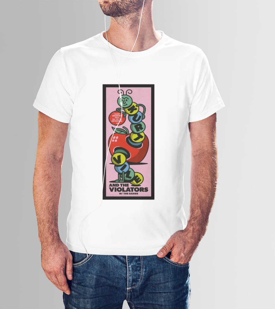 Kurt Vile And The Violators June 25 2026 Saint Andrew's Hall Detroit MI With The Sadies T-Shirt