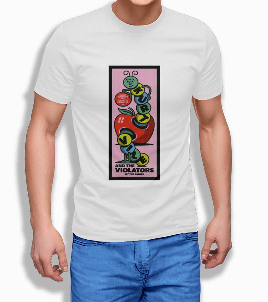 Kurt Vile And The Violators June 25 2026 Saint Andrew's Hall Detroit MI With The Sadies T-Shirt