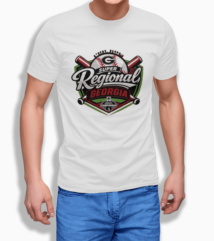 Georgia Bulldogs Baseball Super Regional Championship Athens 2026 T-Shirt