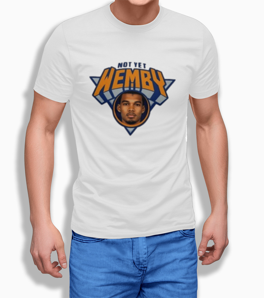 San Antonio Spurs Victor Wembanyama Not Yet Wemby NBA T-Shirt