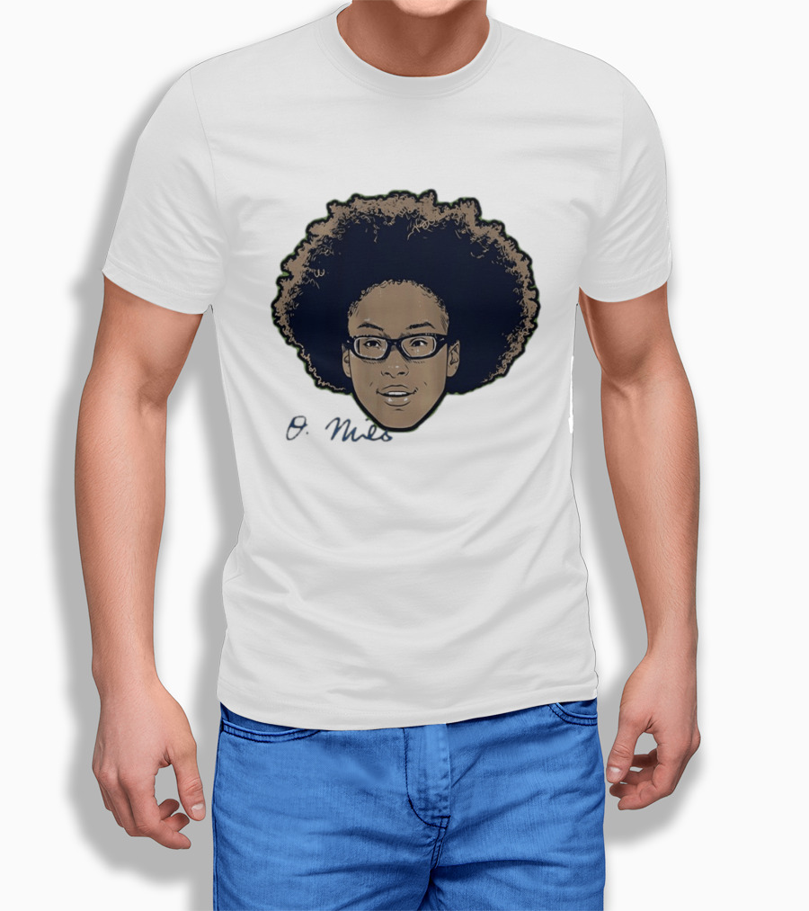 Olivia Miles Swag Afro Head WNBA Minnesota Lynx T-Shirt