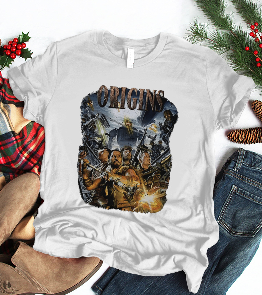 Origins Call Of Duty Zombies Tank Dempsey Nikolai Belinski Takeo Masaki Edward Battle Scene T-Shirt