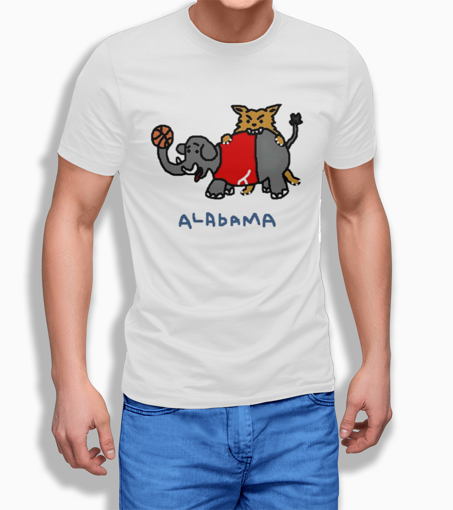 Kentucky Wildcats Vs Alabama Crimson Tide Basketball 2026 SEC Rivalry Paint T-Shirt