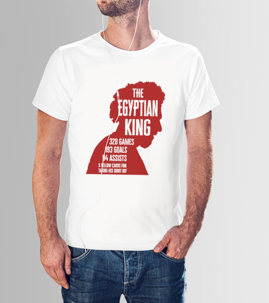 The Egyptian King Mohamed Salah 328 Games 159 Goals 94 Assists Liverpool FC Stats T-Shirt