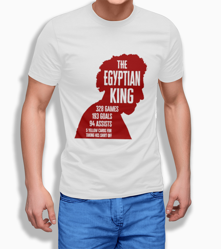 The Egyptian King Mohamed Salah 328 Games 159 Goals 94 Assists Liverpool FC Stats T-Shirt