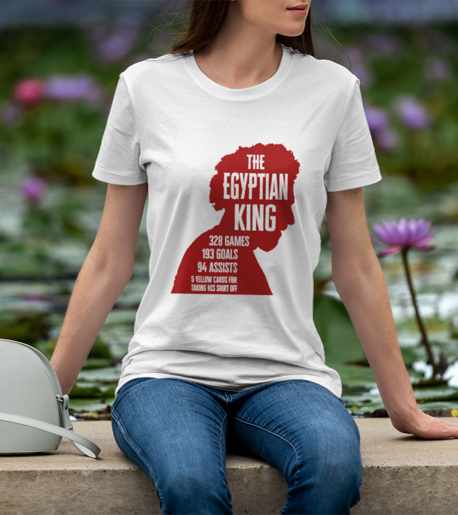 The Egyptian King Mohamed Salah 328 Games 159 Goals 94 Assists Liverpool FC Stats T-Shirt