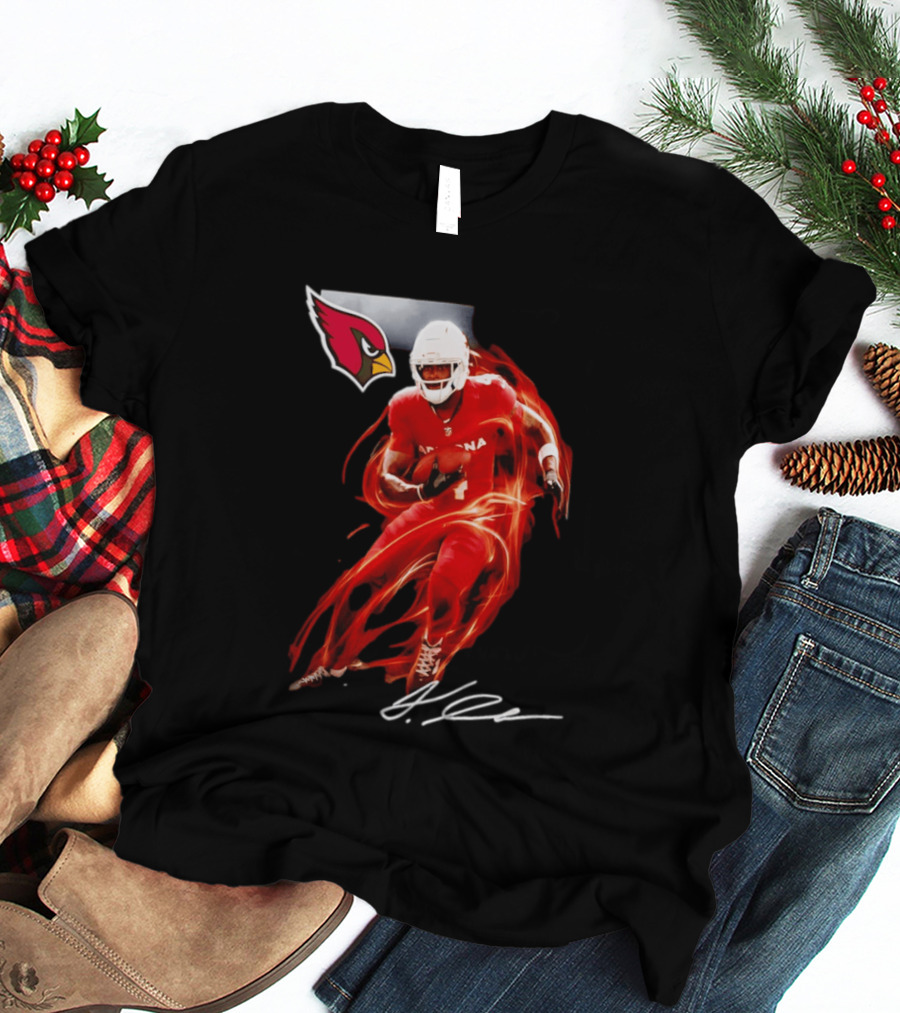 Arizona Cardinals Jeremiyah Love Legacy Rookie Football Player Signature Flame T-Shirt