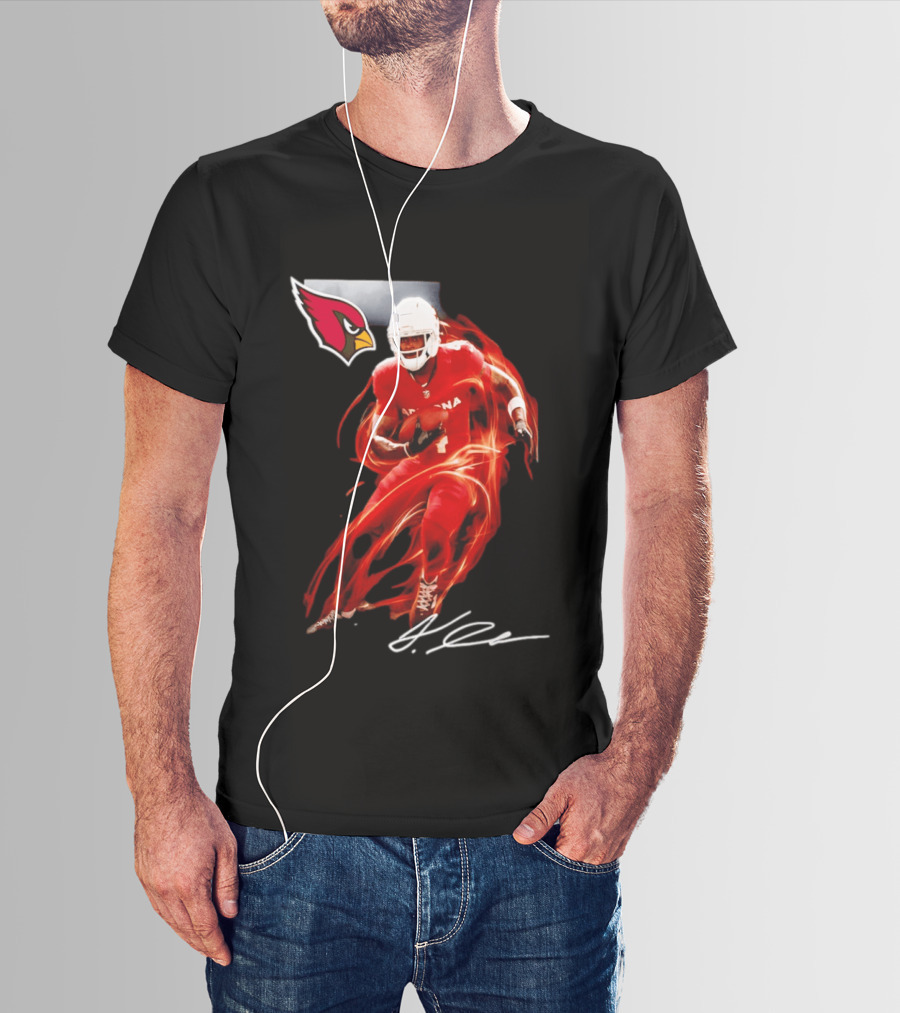 Arizona Cardinals Jeremiyah Love Legacy Rookie Football Player Signature Flame T-Shirt