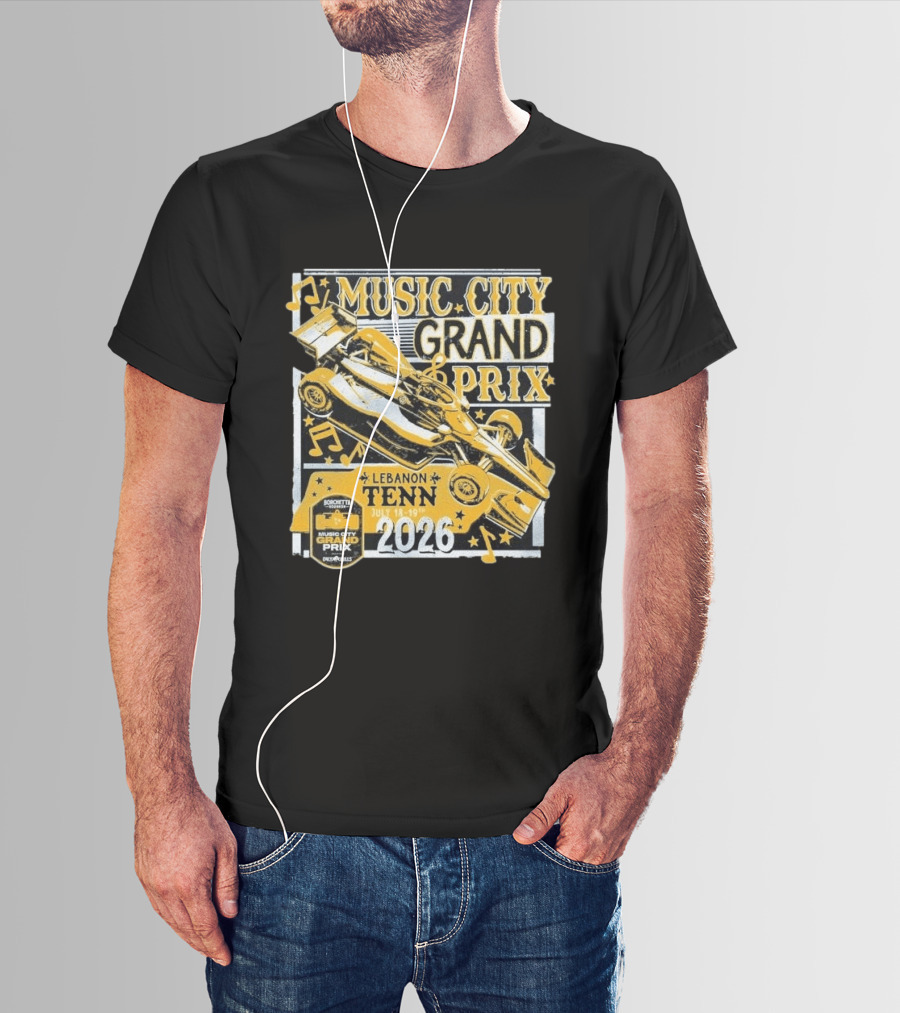 Borchetta Bourbon Music City Grand Prix Onlybulls Lebanon Tenn July 17 19 2026 T-Shirt