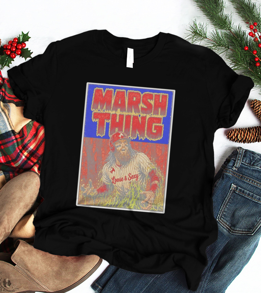 Marsh Thing Brandon Marsh Philadelphia Phillies Loose Sexy T-Shirt