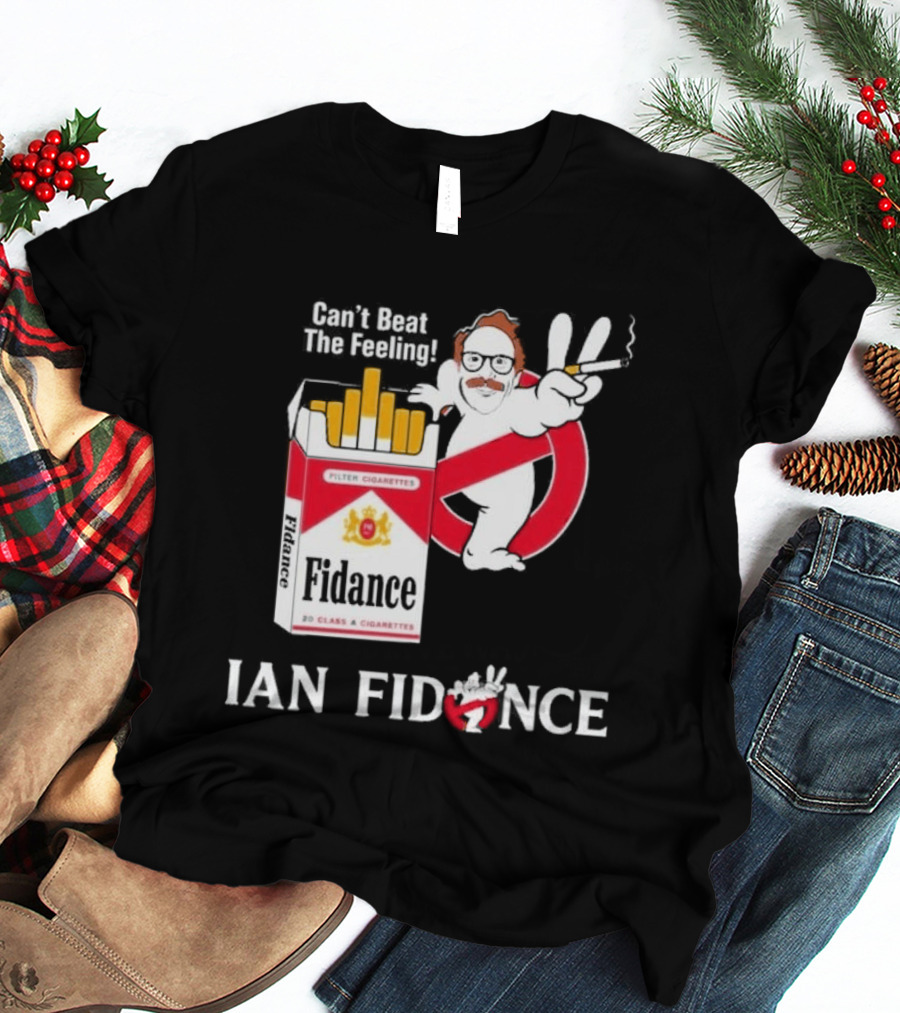 Ian Fidance Can't Beat The Feeling Ghostbusters Marlboro Cigarette T-Shirt