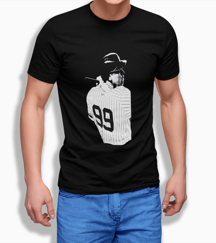 New York Yankees Aaron Judge 99 Pinstripes T-Shirt