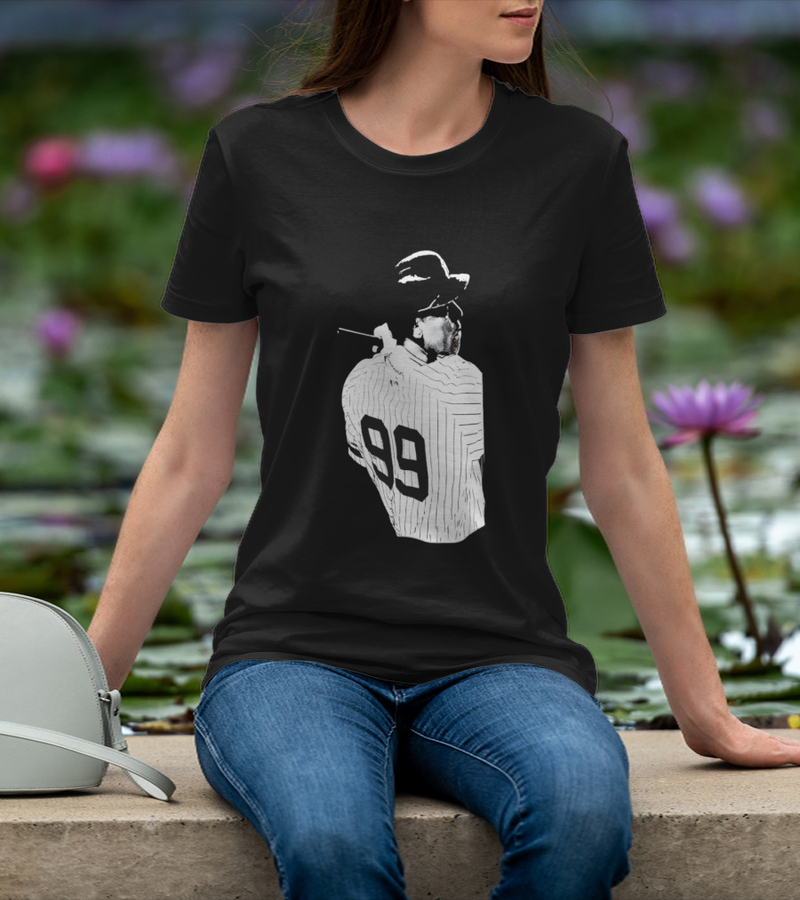 New York Yankees Aaron Judge 99 Pinstripes T-Shirt