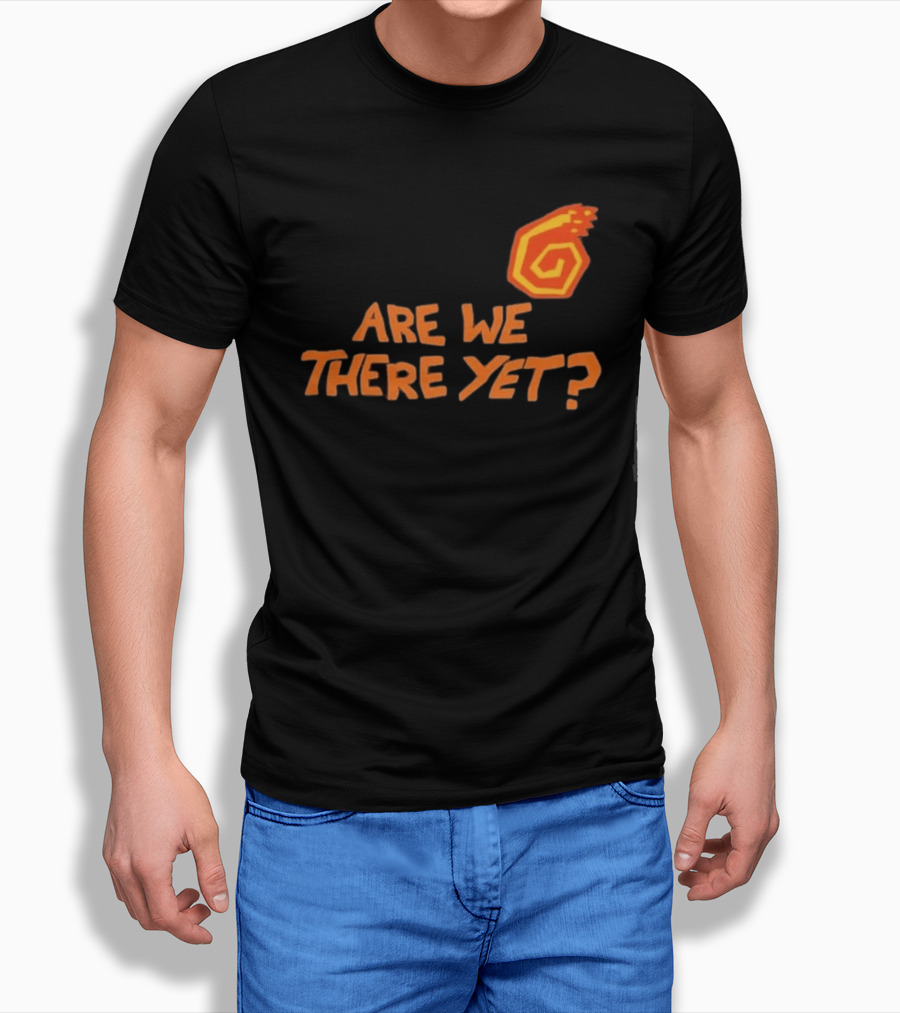 James Marriott Are We There Yet Orange Spiral T-Shirt