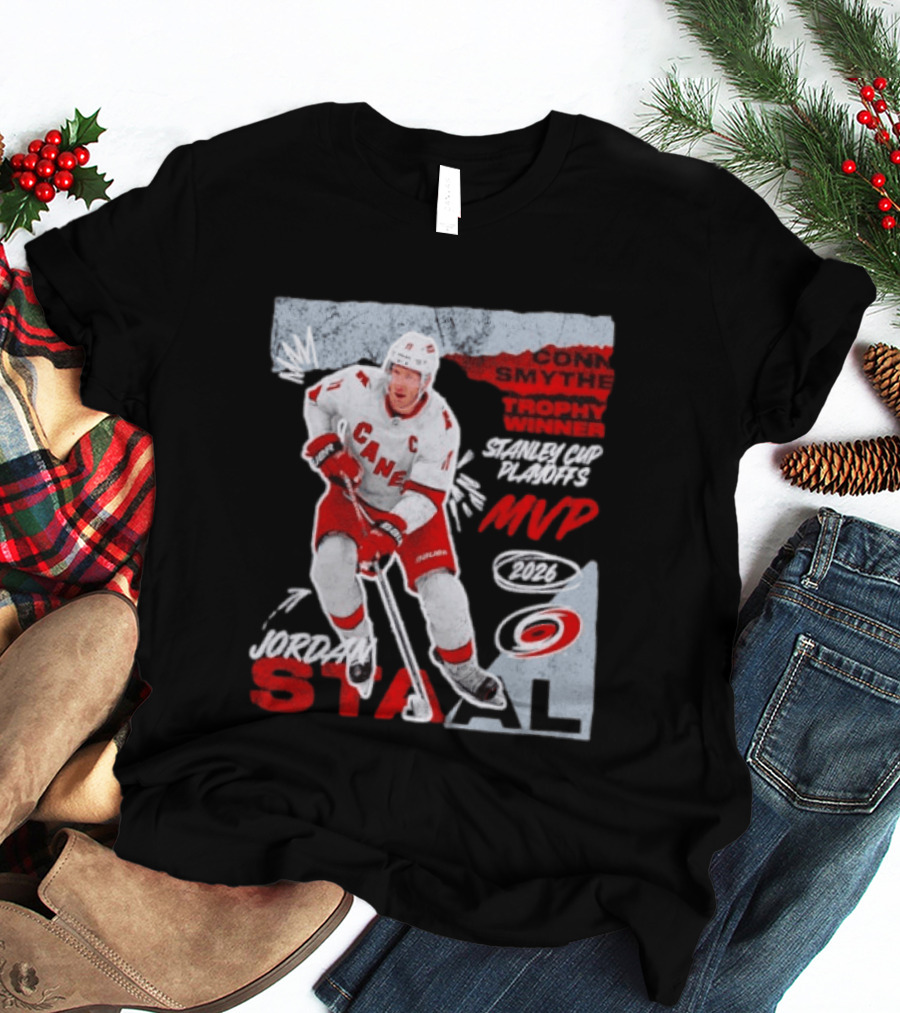 Jordan Staal Carolina Hurricanes Conn Smythe Trophy Winner 2026 Stanley Cup Playoffs MVP 2021 T-Shirt