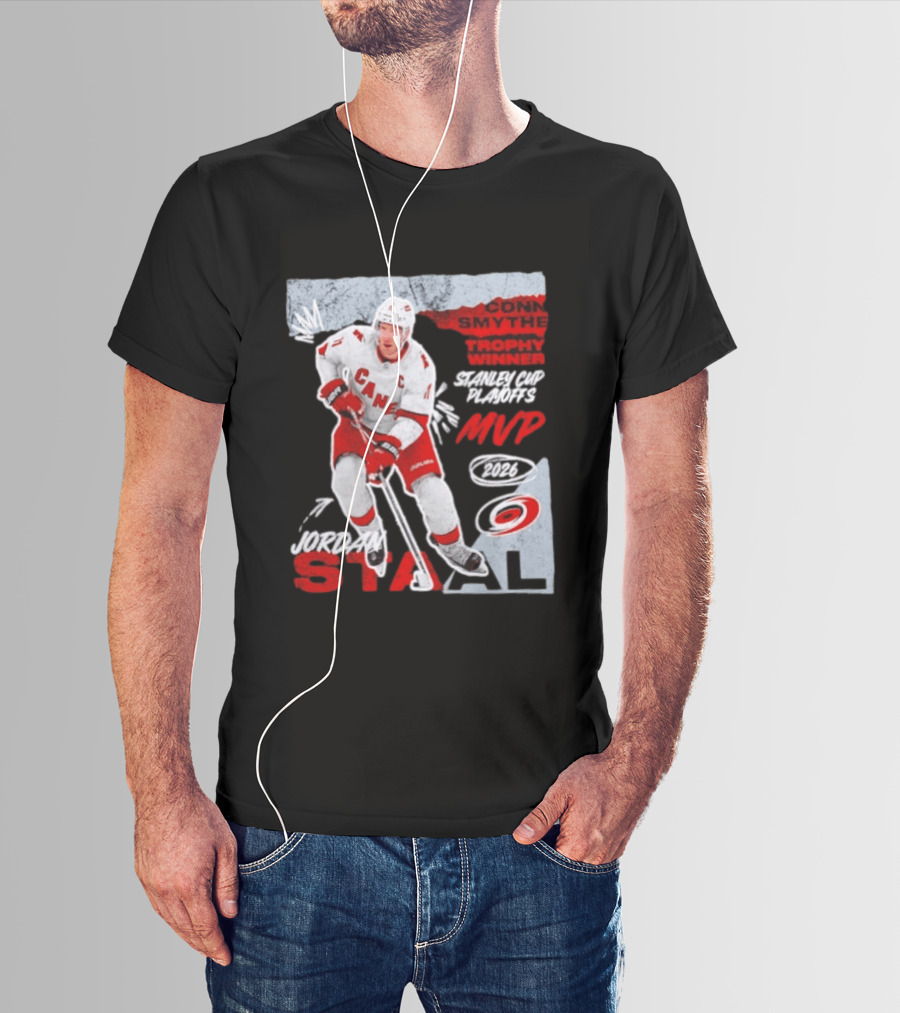 Jordan Staal Carolina Hurricanes Conn Smythe Trophy Winner 2026 Stanley Cup Playoffs MVP 2021 T-Shirt