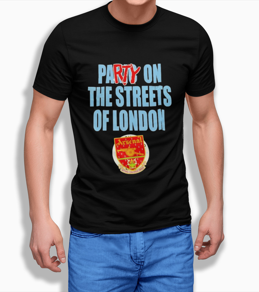 Arsenal Football Club Party On The Streets Of London T-Shirt
