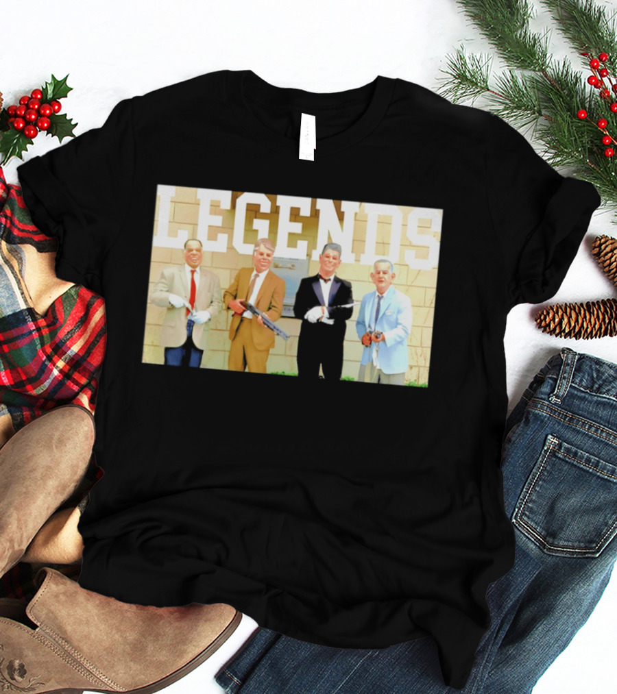 LEGENDS Ex Presidents Point Break Presidential Masks T-Shirt