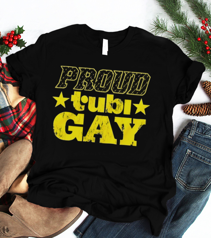 Proud Tubi Gay LGBTQ Pride Streaming Movies T-Shirt