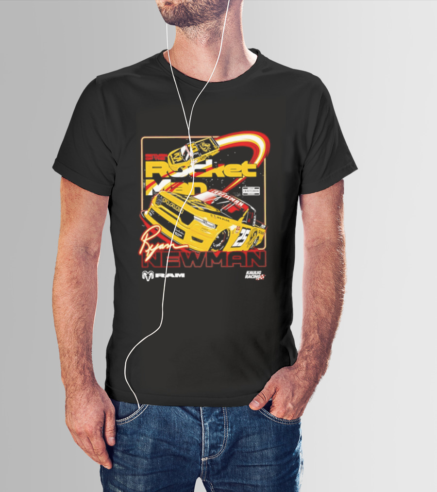 Ryan Newman Rocket Man 25 Kaulig Racing Ram NASCAR T-Shirt