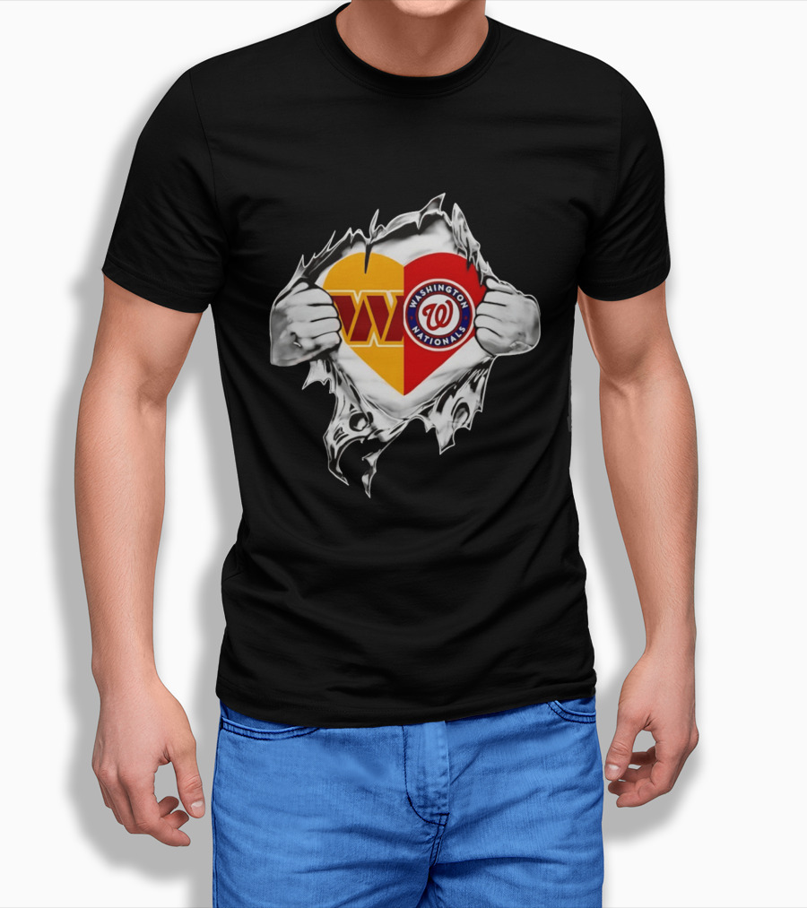 Washington Commanders Nationals Heartfelt Fan Passion T-Shirt