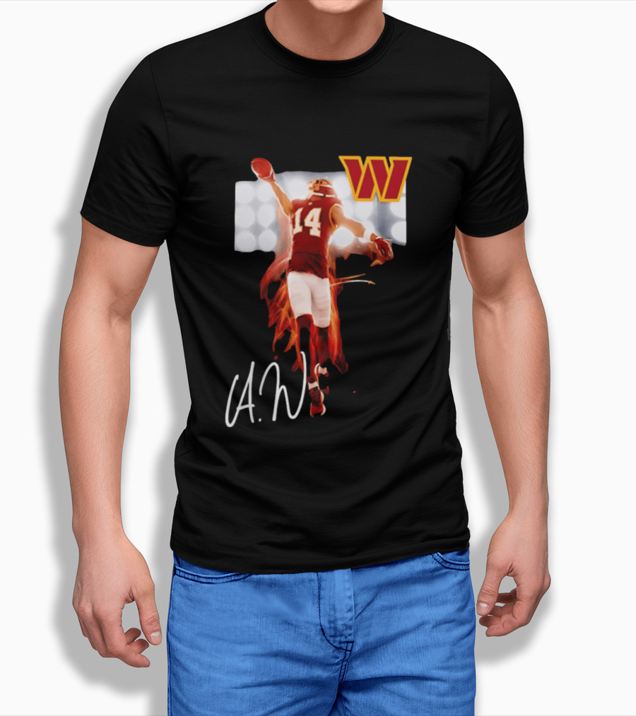 Washington Commanders Antonio Williams 14 AW Football Legacy Rookie T-Shirt