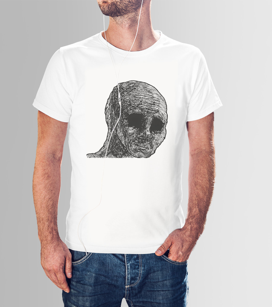 Withered Wojak Feels Doomer Meme Aesthetic T-Shirt