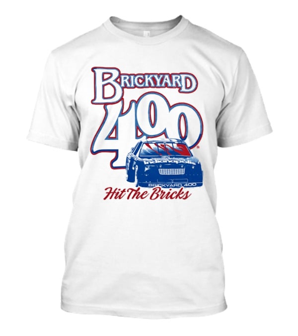Brickyard 400 Hit The Bricks Indianapolis Motor Speedway Racing Car T-Shirt