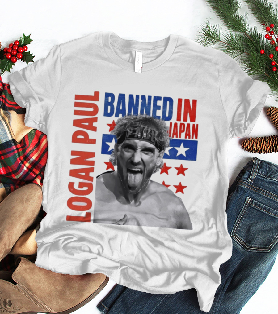 Logan Paul Banned In Japan Stars And Stripes T-Shirt