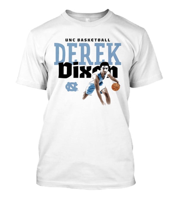 UNC Basketball Derek Dixon Player Pose Star T-Shirt