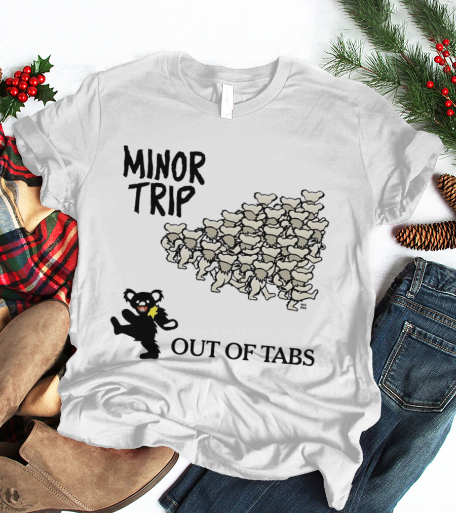 Grateful Dead Dancing Bears Minor Trip Out Of Tabs T-Shirt