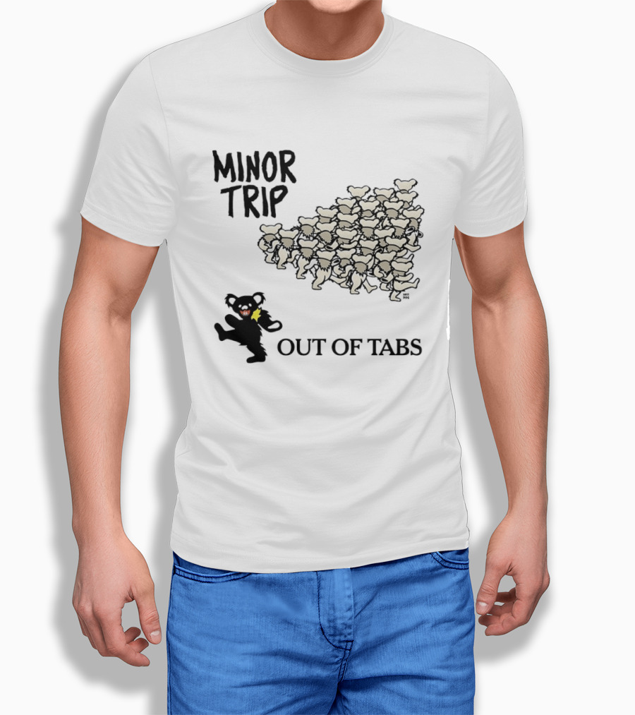 Grateful Dead Dancing Bears Minor Trip Out Of Tabs T-Shirt